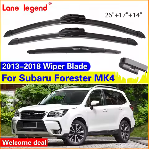Car Wiper Blades For Subaru Forester MK4 2013-2018 Front Rear Windshield Wipers Car Accessories J Ho