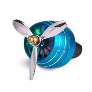 Y4UA Automotive Scent Air Conditioning Propeller Scent Diffuser Easy to Install & Replace for a Plea