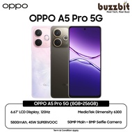 OPPO A5 Pro 5G / A5 Pro 4G | 8GB+256GB | Military Grade Shock Resistance | 5800mAh Battery | OPPO Ma