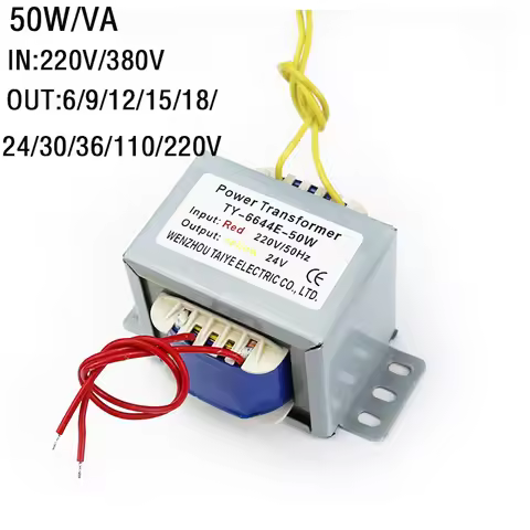 50W/VA Double/Single Isolated Power transformador Output Voltage Copper Core Input 220V 380V MiniPow