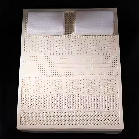 200x200 cm 95% Latex Mattress Thai Content 10cm 75D Medium Massage Texture Cloud Like