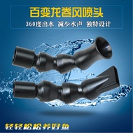 Household Flat Duckbill Tornado 360 Degree Nozzle Outlet Pipe Nozzle Any Direction Jet Water Flow Ac