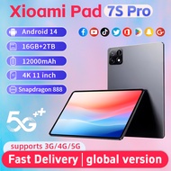 2025 NEW Original MI Tablet 11inch Snapdrago 888 Pad 7SPro HD 4K Android 14 16GB+1TB 12000mAh 5G Dua