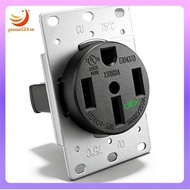 [gaozuo523.vn] 50 Amp EV Charger Outlet, NEMA 14-50R EV Charging Receptacle Heavy Duty, 3-Pole 4-Wir