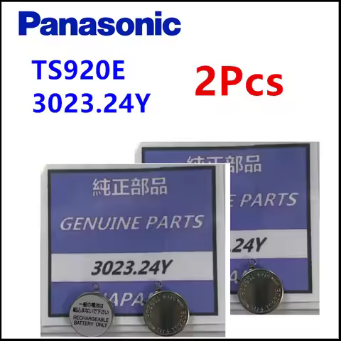 2Pcs Panasonic 3023.24Y TS920E MT920 3023-24Y 3023 24Y TS920 Seiko Watch Kinetic Energy Battery capa