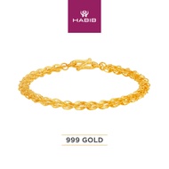 HABIB 999/24K Yellow Gold Bracelet  9GW00191224