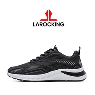 Larocking - Vega Hitam Abu Sepatu Sneakers Running Gym Shoes