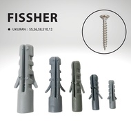 Sekrup Fisher Baut Tembok S5 S6 S8 S10 S12