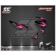 NEW VARIO 160 DS 08 MOTORCYCLE STRIPING STICKER