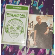 BigBang Memo Collection card special set photocard