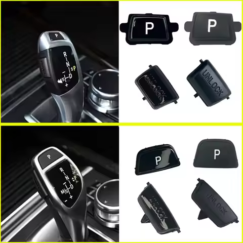 Car Electronic Gear Shift "P "&"UNLOCK" Button Cover Trim For BMW 1 2 3 5 6 Series F30 F10 F02 X1 X3