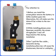 XD 6.67" IPS For Tecno Spark Go 1 KL4 LCD Display Touch Panel Screen Digitizer Assembly For Tecno Sp