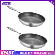 [Iniyexa] Stainless Steel Nonstick Wok Pan with Lid,Stir Fry Honeycomb Wok,Cooking Wok for Gas Cooktops,Induction,Electric