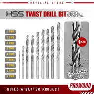 1.0MM - 9.0MM HSS Twist Drill Bit Drill Twist For Rotary Tool Drill Bit For Wood Metal Plastic High 