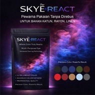 SKYE DYE - REACT PRO - Premium Clothing DYE Without Boiling, Anti-Fade, Bright, Long-Lasting Colors 