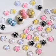 (10pcs) NAIL ART ACCESSORIES Cat Paw 3D Paw's Nail Art Cat Paw Nail Accessories