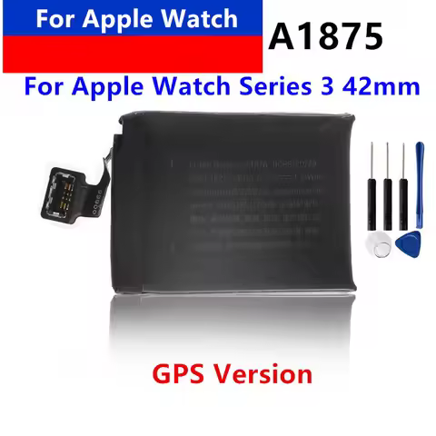 A1875 GPS Version Battery Real 342mAh For Apple Watch Series 3 42mm Series 3 GPS A1875 Battery