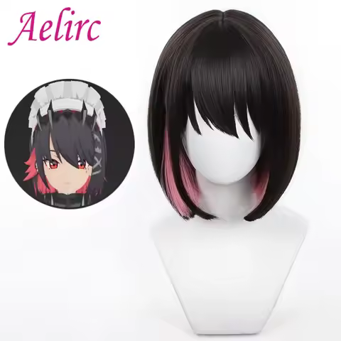 Ellen Joe Cosplay Wig Anime Coser Synthetic Short Straight Wig High Quality Heat Resistant Fiber Wig