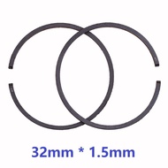 2pcs/lot G23L Piston Ring 32mm * 1.5mm For KOMATSU ZENOAH HT2300 KAWASAKI TH23 Hedge Trimmer Stihl F