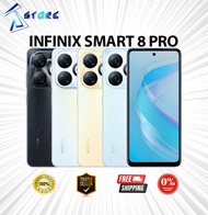 Infinix Smart 8 Pro Smartphones 128gb/4gb - Original Malaysia Set