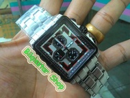 Alexandre Christie 6377 Kotak Solid Stainless Steel Silver Original