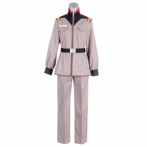 Pi Cos Anime Shop Mobile Suit Gundam Earth Federation Cosplay Costume, Halloween Christmas Outfit fo