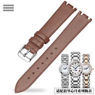 Suitable for Longines Xinyue Watch Strap Womens Genuine Leather Watch Strap L8.110 112 115 111 Doubl