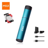 MIUI เครื่องดูดฝุ่นขนาดเล็กมือถือขนาดเล็กสูญญากาศไร้สาย USB ชาร์จได้3หัวหมุนง่ายต่อการทำความสะอาดคีย