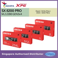 ADATA XPG SX8200 Pro PCIe Gen3x4 M.2 2280 SSD R/W speed up to 3500/3000MB/s [256GB | 512 GB | 1 TB | 2TB]