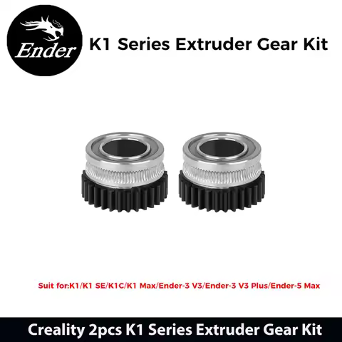 Creality Extruder Gear Kit 2pcs for K1/K1 SE/K1C / K1 Max /Ender-3 V3 / Ender-3 V3 Plus /Ender-5 Max