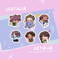 hetalia seatalia holo sticker set of 5 pcs malaysia singapore indonesia philippine vietnam thailand