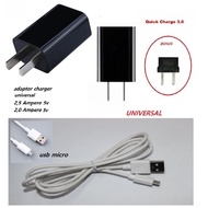Usb micro cable & charger adapter infinix hot 6x x606 x606c x606b x606d - hot 6 x606 x606b x606c x60