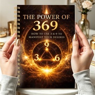 สมุดบันทึกการสร้างสรรค์ 369 ปกปิดทอง เหมาะสำหรับการตั้งเป้าหมายและการติดตามประจำวัน - สมุดบันทึก A5 