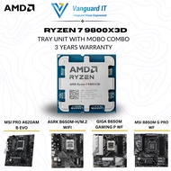 [ AMD RYZEN 7 9800X3D Processor ] 8 Cores, 16 Threads | AM5 (Tray Unit)