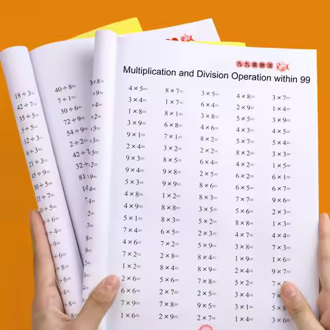 Times Tables Practice Workbook Multiplication Division within 99 Uses for Memorizing Math Facts Elem