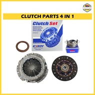 4 IN 1 EXEDY CLUTCH KIT CLUTCH BEARING FLYWHEEL OIL SEAL PROTON EXORA PERDANA E55 2000CC PERDANA V6 