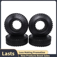 4Pcs RC 1:10 Crawler Beadlock Wheels Tire 1.9 Inch  Tire 98mm Tyre for RC Car Truck  SCX10