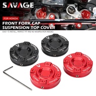 Front Fork Cap For HONDA XR400R CB500X CB 500F CBR 650F 500R NC700 NC750 CMX 300 REBEL 500 CRF Motor