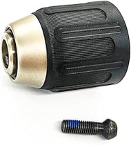 KIMGU 1/2" Chuck N472497 With Left Hand CHUCK SCREW Replace for DeWALT DCD771 DCD777 DCD734 DCD776 D