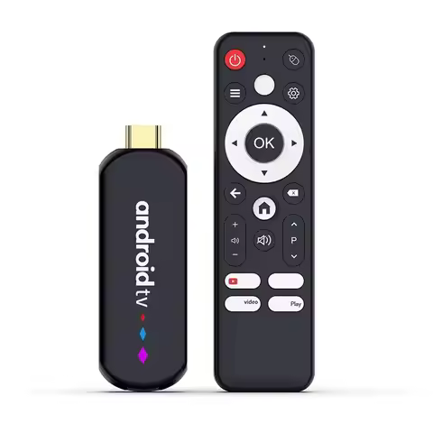 B29C-Quad Core Amlogic S905L TV Box Android 14.0 4K Video Wifi BT Voice Assistant Remote Control Med