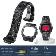 ❈ สำหรับ Casio DW5000 DW5600 GW-5600 GW-5000 สายนาฬิกาสี่เหลี่ยมเล็กไทเทเนียมอลูมิเนียมอัลลอยด์ เคสโ
