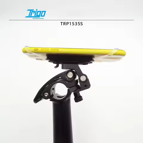 TRIGO TRP1535S Folding Bike Double Nail Head Tube Phone Mount Aluminium Alloy For Birdy DAHON EIEIO 