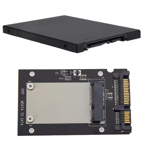 mSATA SSD Enclosure Case msata to 2.5 sata hard drive Hard Disk Adapter MSATA to SATA 3 SSD External