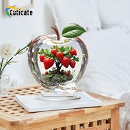 Cuticate 2D  Strawberry Plaque Table Sign 12.4x14.8cm Desk Collection Multipurpose