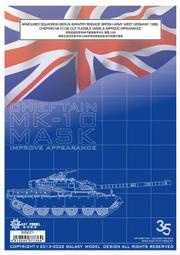 星河模型 1/35 D35021 英國坦克酋長Mk10 迷彩遮蓋貼紙 適用 MENG TS-051