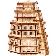 Quest Tower - 3D Escape Game Puzzle Box - Brain Teaser Puzzle for Adults & Teens - Eco-Friendly Wood