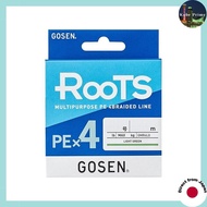 Gosen Roots PE×4 Light Green 150m 1.5号 - "Gosen Roots PE×4 Light Green 150m 1.5"
