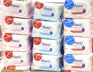 Pureen Baby Wipes ทิชชู่เปียก เพียวรีน 2x12 ห่อ (ขายยกลัง) มีตัวเลือก