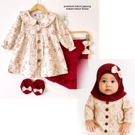 ALAYA GAMIS baju dress kerudung sepatu pakaian anak perempuan cewek lucu murah terlaris cod berkuali