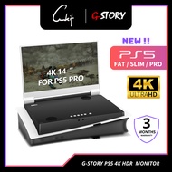 【 06.06 SALE 】G-STORY PS5 Pro Portable Monitor 4K HDR 60hz 14 inch Gaming Portable Monitor IPS 4k 60